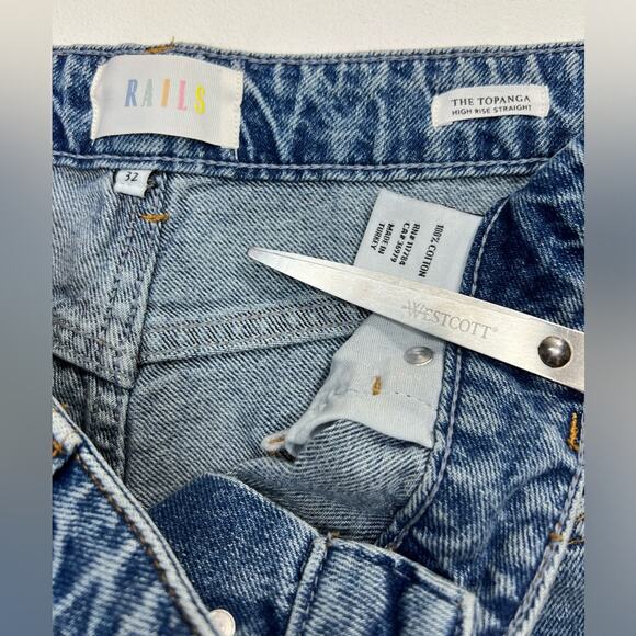 Rails Blue High Rise Women Jeans - Picture 14 of 14
